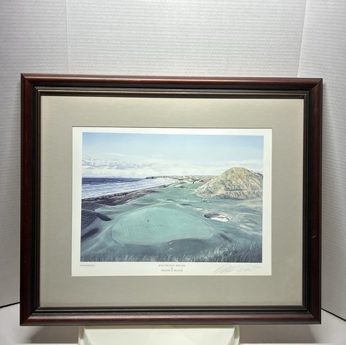 Vtg golf art print - golf,
