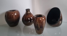 Poole " Earth Drip" Vases.
