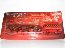 Grell 1/87th Horse Drawn Brewery Dray and Drivers_Layout_Diorama_Code 3_vgc