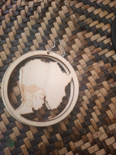 African style earrings - african,