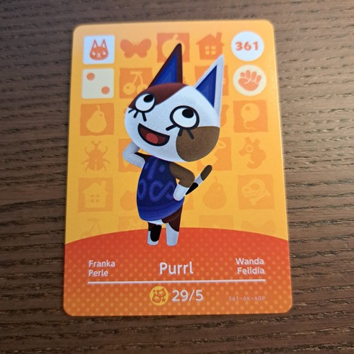 Nintendo animal crossing purrl - animal,