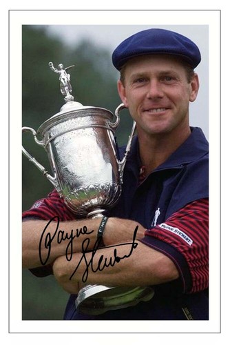 Payne stewart signed autograph - stewart,