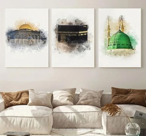 Piece sacred mosques islamic - 3-piece,