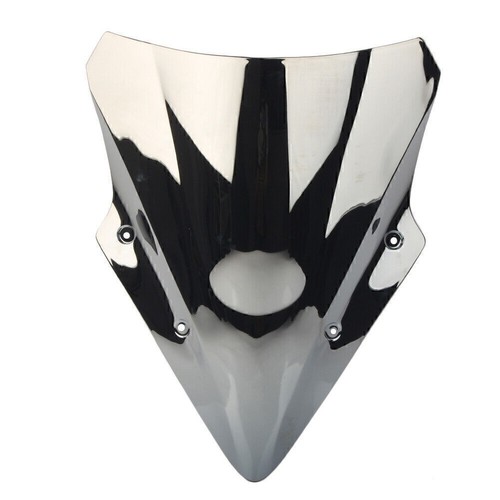 Silver motorcycle windshield - motorcycle,