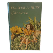 Flower Fairies of the Garden Cicely Mary Barker Hardback Book DJ Fairy 1977