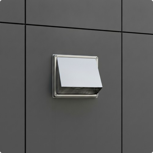 Outdoor wall vent hood - wall,