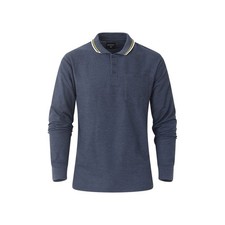 Mens Long Sleeve Polo Shirt