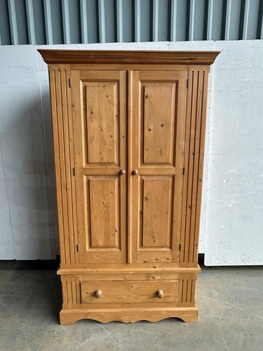Pine single wardrobe - a,