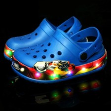 Kids LED Car Slippers Light Up
