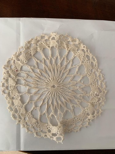 Vintage crochet lace doily - crochet,