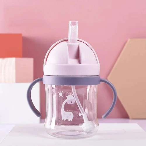 Baby cup with straw bottle - with,