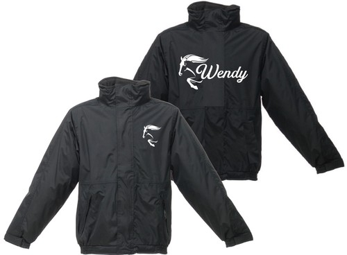 Personalised horse face - face, jacket