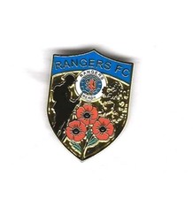 RANGERS POPPY BADGE 3 POPPIES/SOLDIER