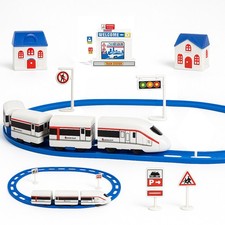 Kids Toy Train Set Realistic