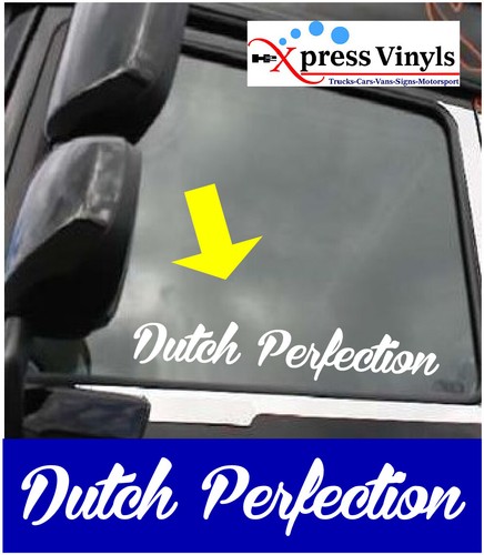 Dutch perfection truck - truck, decals