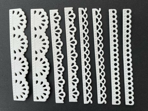 Borders die cuts white edging - borders,