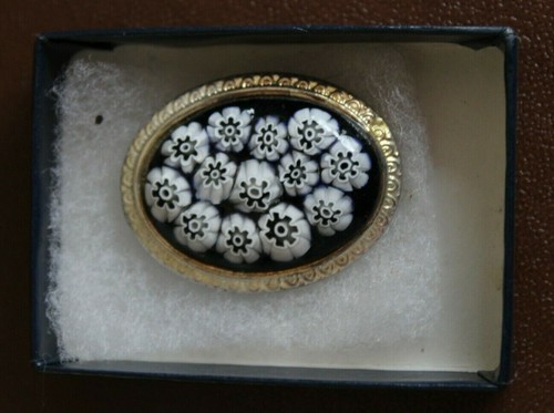 New handmade white - white, millefiori