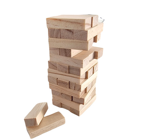 Tumble tower wooden stacking - tumble,