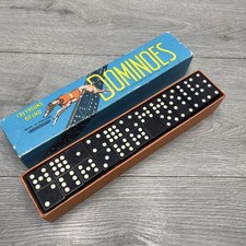 Vintage Greyhound Brand Dominoes Double Nine Set by Spears Games 44x Dominoes