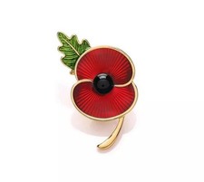 Poppie Pin 2025 Badge Red