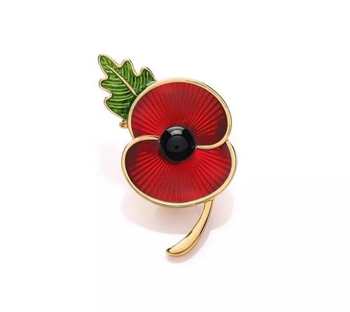 Poppie pin 2025 badge - badge, red