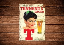 Tennents lager vintage style