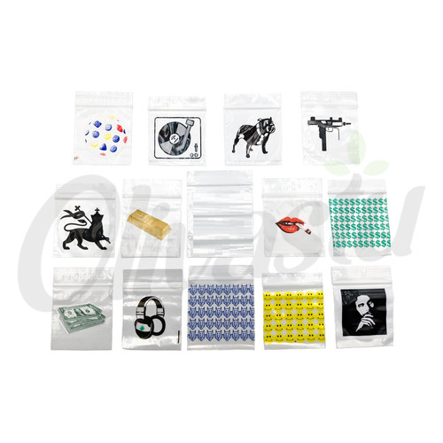 Clear plastic grip seal bags - clear,