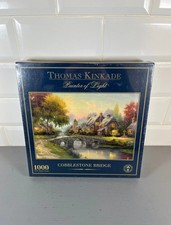 New & Sealed Thomas Kinkade “Cobblestone Bridge” 1000 Piece Jigsaw Puzzle