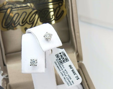 💥1/2CTTW REAL NATURAL Diamond STUD Earrings 14k WHITE GOLD💥BLACK FRIDAY DEAL💥