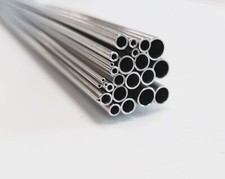 Metal Tube Pipe Aluminium 1 2 3 5mm Outside Diameter 50mm to 1000mm (1m) Long