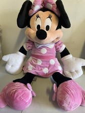 Disney Store Minnie Mouse Plush  Soft Toy Teddy 30 Inch Large Rare Giant Stamped