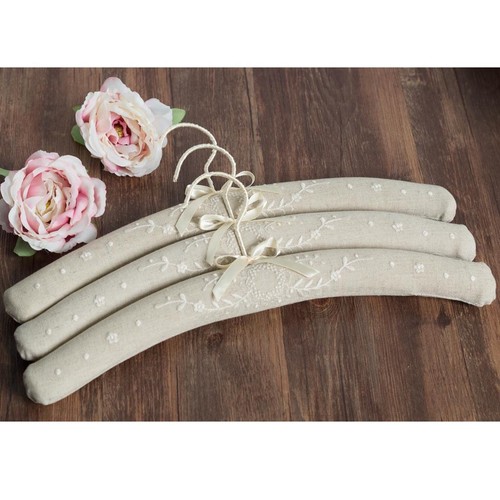 Luxury floral padded hanger - ,