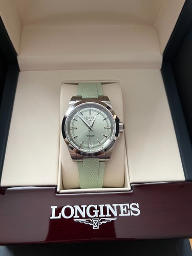 Longines conquest 34mm green - longines,