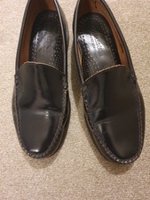 GH Bass Co Men's Weejuns Penny Loafers Size 7 Black Leather
