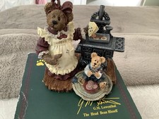 BOYDS BEARS. AUNT BECKY WITH ZACK. 2000. BOXED WITH COA. MINT CONDITION