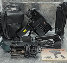 Canon AF 514XL-S  Canosound Super 8 Movie Camera; C-8 Lens, 9-45mm + Accessories
