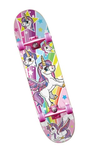 43cm unicorn skateboard - unicorn,