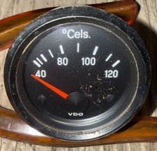 Vdo temperature gauge 52mm - temperature, 12v