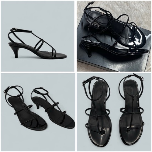 Aqua size black patent - aqua,