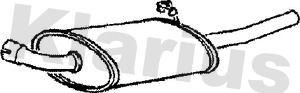 Rear muffler fits - muffler, ford