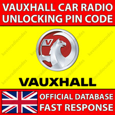 ✅VAUXHALL RADIO CODE UNLOCKING PIN ANTARA CORSA INSIGNIA ZAFIRA TOUCH & CONNECT✅