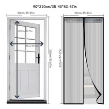 Magnetic Mesh Door Curtain