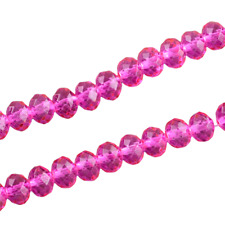 ❤ Faceted Rondelle Crystal