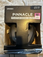 Pinnacle All Terrain Bike Helmet Black Adults Size L / XL 58-61cm New 