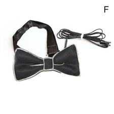 Light Up Men's LED Suspenders/Bowtie Perfect for Music Festival Costume Party