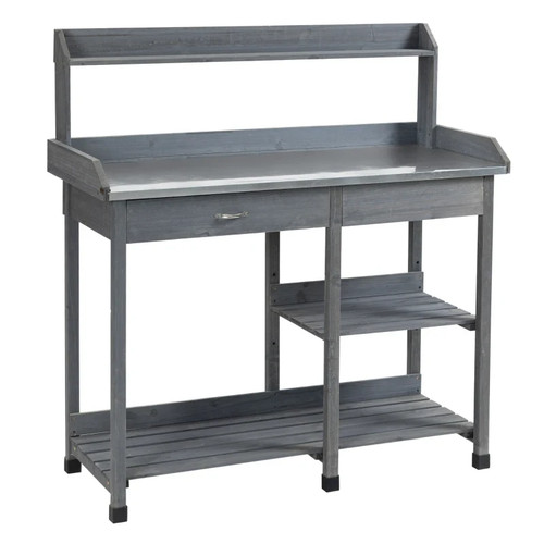 Garden potting table - garden,
