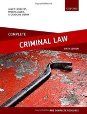 Complete Criminal Law: Text