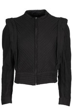 ISABEL MARANT BLACK COTTON JACKET FR 34 UK 6