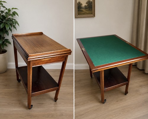 Vintage mahogany folding card - mahogany,