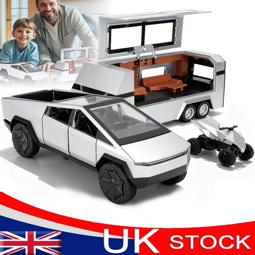 Pickup truck with rv - 1:32,
